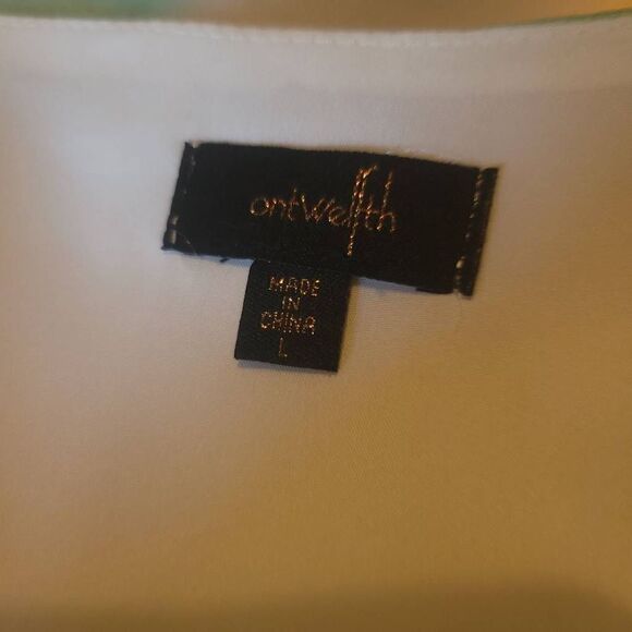 NWOT OnTwelfth Satiny Watercolor Slip Dress Size Large - Picture 5 of 7